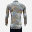 Print Green Shirt : Party