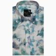 Print Green Shirt : Party