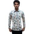 Print Green Shirt : Party
