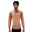 Plain Peach Shirt : Business