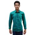 Stripes Dark Green Shirt : Business