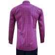 Checks Maroon Shirt : Business