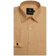 Self Design Peach Shirt : Business