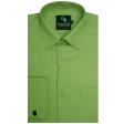 Self Design Light Green Shirt : Business