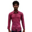 Self Design Maroon Shirt : Business