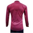 Self Design Maroon Shirt : Business