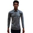 Self Design Dark Gray Shirt : Business