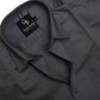 Self Design Dark Gray Shirt : Business