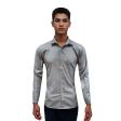 Self Design Light Gray Shirt : Business