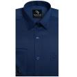 Self Design Dark Blue Shirt : Business