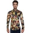 Combination Brown Shirt : Ditto