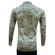 Print Green Shirt : Party
