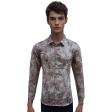 Print Brown Shirt : Ditto