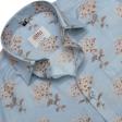 Print Blue Shirt : Ditto