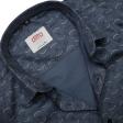 Self Design Navy Blue Shirt : Ditto