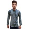 Self Design Navy Blue Shirt : Ditto