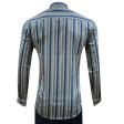 Self Design Navy Blue Shirt : Ditto
