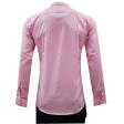 Self Design Pink Shirt : Slim