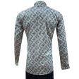 Print Green Shirt : Slim