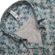 Print Green Shirt : Slim