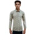 Print Green Shirt : Party