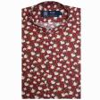 Print Brown Shirt : Party