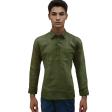 Self Design Green Shirt : Ditto
