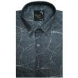 Print Gray Shirt : Party