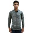 Print Gray Shirt : Party