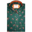 Print Green Shirt : Ditto