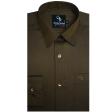 Plain Dark Green Shirt : Business