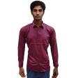 Stripes Maroon Shirt : Business