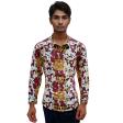 Print Rust Shirt : Party