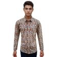 Print Rust Shirt : Party