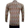 Print Rust Shirt : Party