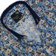 Print Blue Shirt : Party