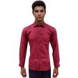 Checks Maroon Shirt : Business