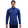 Stripes Dark Blue Shirt : Business
