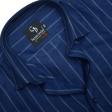 Stripes Dark Blue Shirt : Business