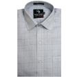 Checks Light Gray Shirt : Business