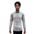 Checks Light Gray Shirt : Business