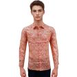 Print Orange Shirt : Ditto