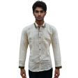 Combination Cream Shirt : Ditto