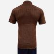 Self Design Brown Shirt : Ditto