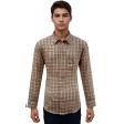 Checks Rust Shirt : Ditto