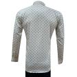 Print Cream Shirt : Slim