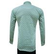 Print Green Shirt : Slim