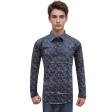 Print Dark Green Shirt : Slim