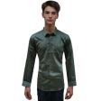 Print Gray Shirt : Slim