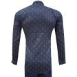 Print Blue Shirt : Slim